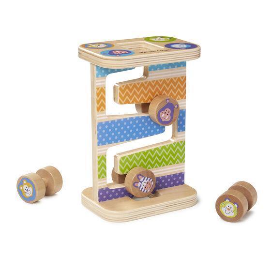 Melissa & Doug 40125 First Play Wooden Safari Zig-Zag Tower - TOYBOX Toy Shop