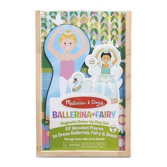 Melissa & Doug 40322 Ballerina Fairy Magnetic Doll Dress-Up Set - TOYBOX Toy Shop