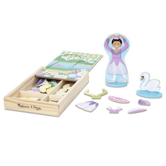 Melissa & Doug 40322 Ballerina Fairy Magnetic Doll Dress-Up Set - TOYBOX Toy Shop