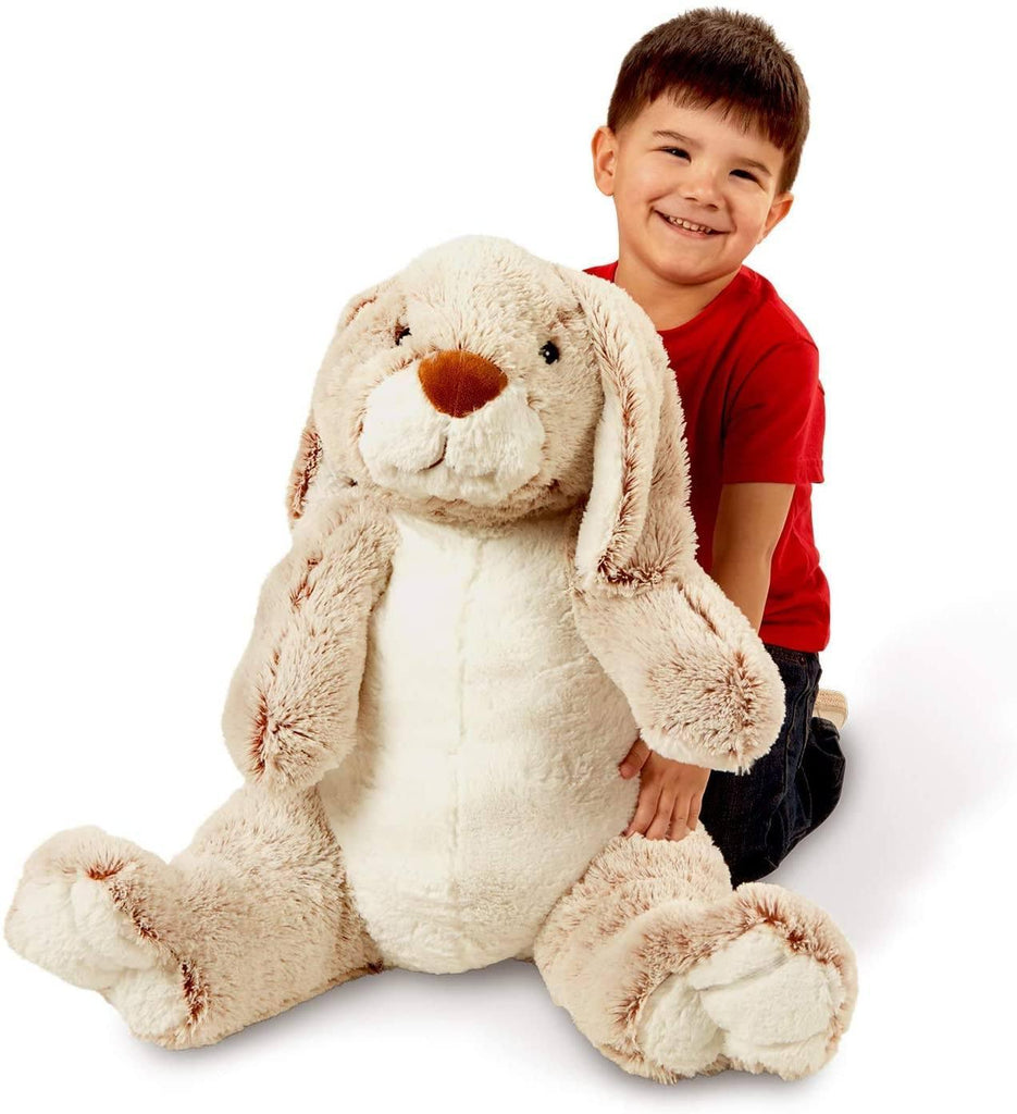 Melissa & Doug 40404 Jumbo Burrow Bunny Soft Toy - TOYBOX Toy Shop