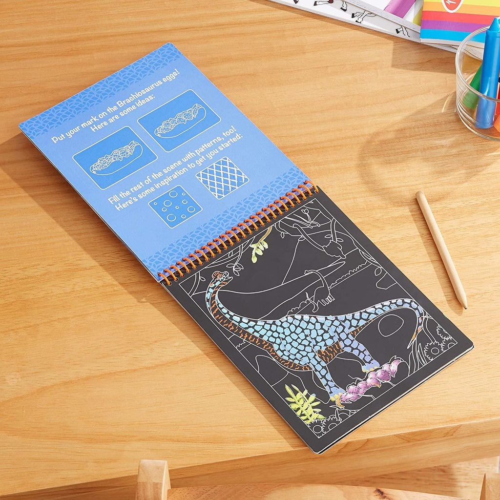 Melissa & Doug 40514 Scratch Art-Dinosaur Activity Book - TOYBOX Toy Shop