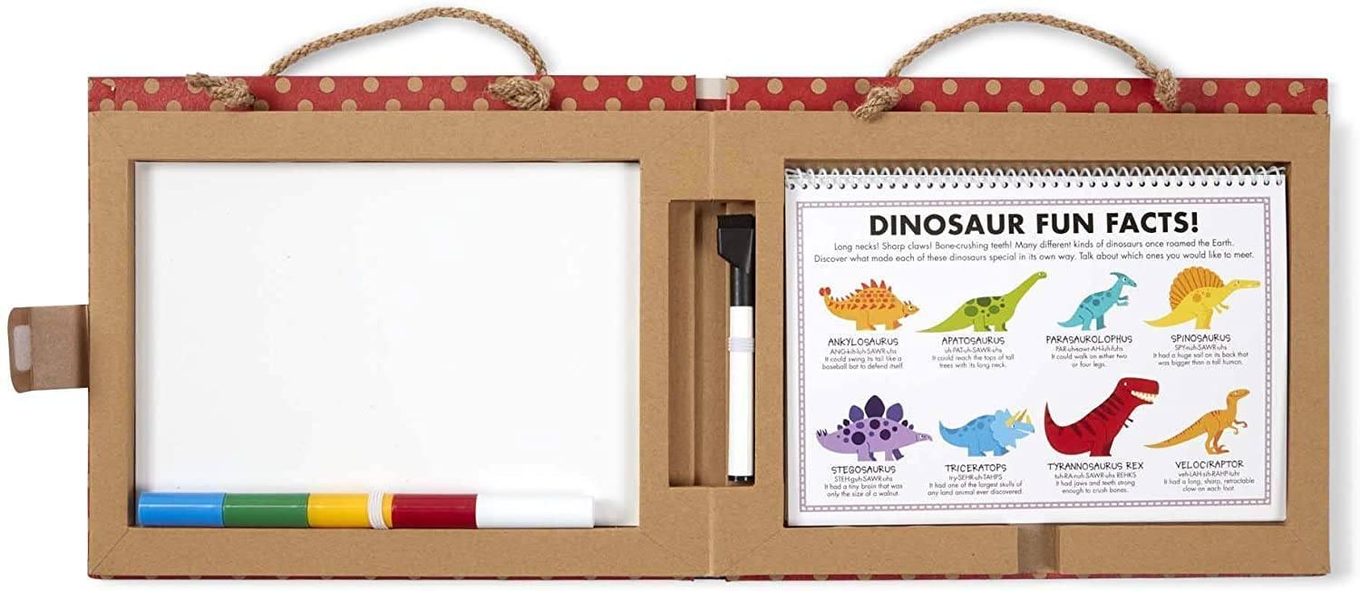 Melissa & Doug Play, Draw, Create Dinosaurs Reusable Drawing Magnet Kit