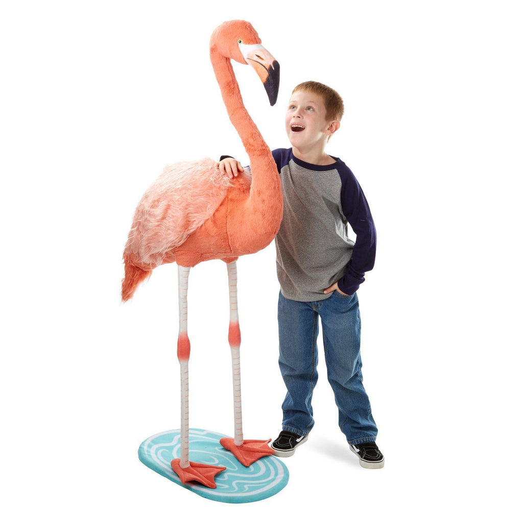 Melissa & Doug 8805 Lifelike Plush Flamingo Stuffed Animal - TOYBOX Toy Shop