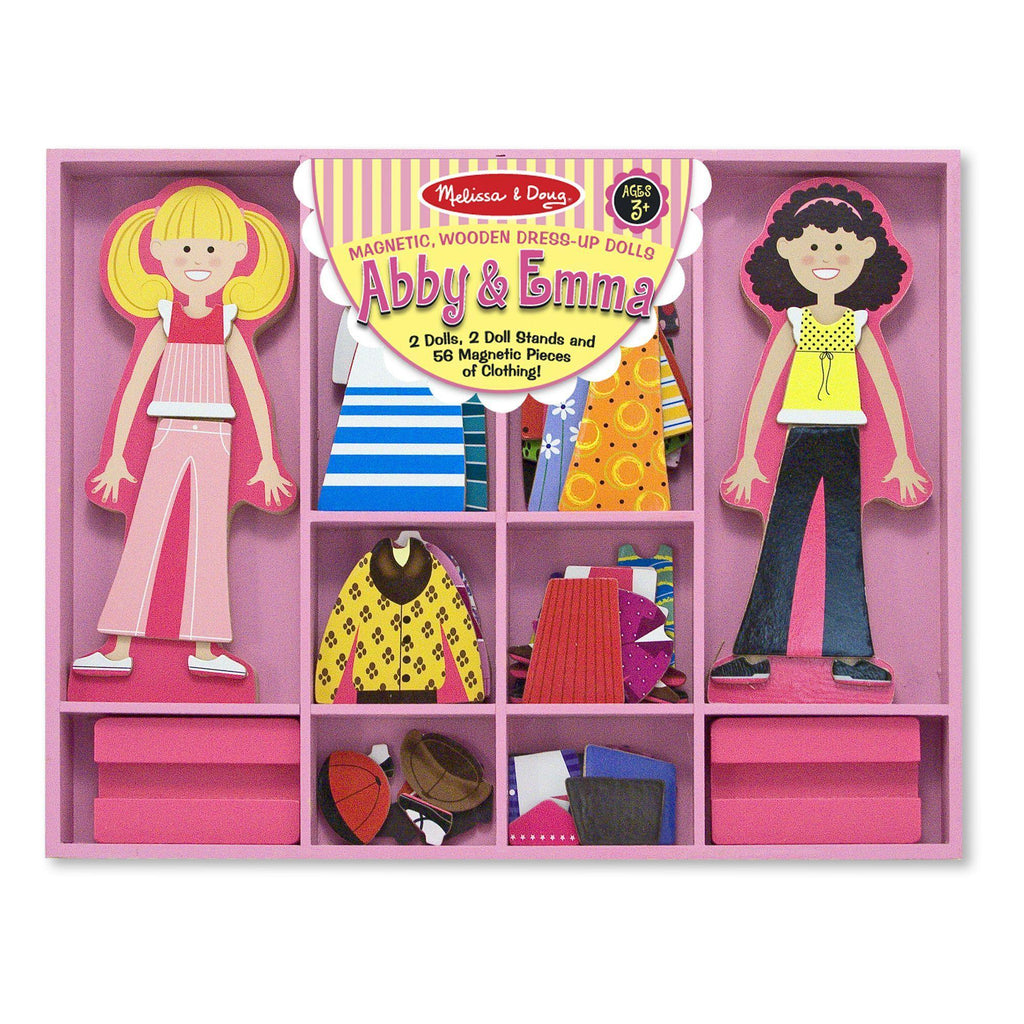 Melissa & Doug Abby & Emma Magnetic Dress-Up Set - TOYBOX Toy Shop