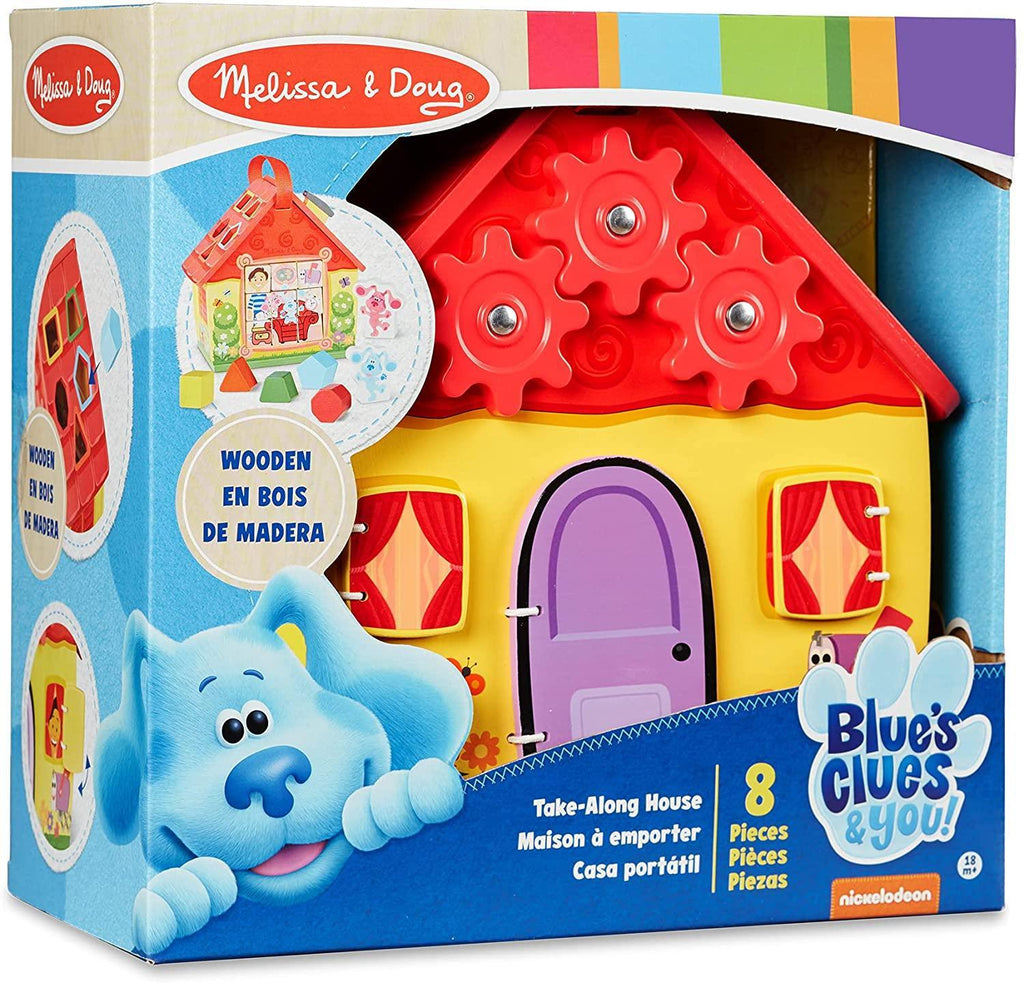 Melissa & Doug Blues Clues & You Wooden Take-Along House - TOYBOX Toy Shop