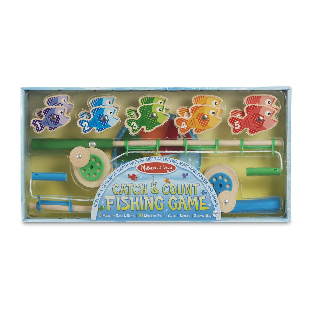 Melissa & Doug Catch & Count Magnetic Fishing Rod Set - TOYBOX Toy Shop