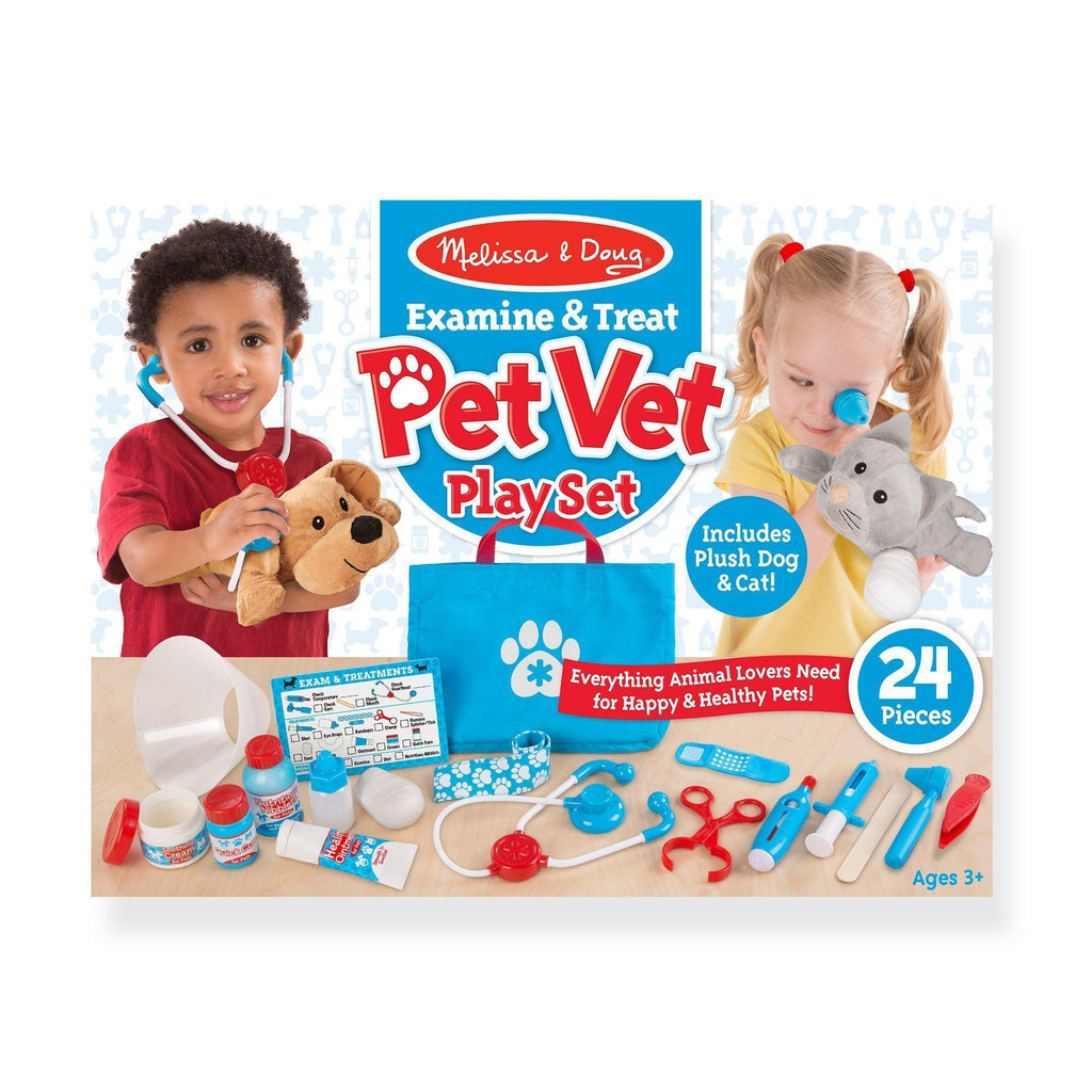 Melissa & Doug Examine & Treat Pet Vet Play Set - TOYBOX Toy Shop