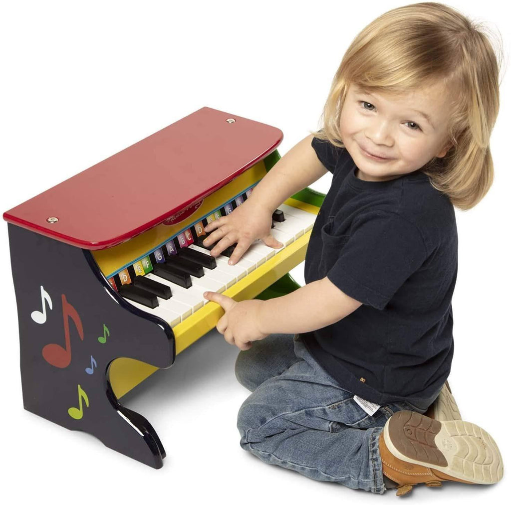 Melissa & Doug Learn-to-Play Piano Solid Wood Construction - TOYBOX
