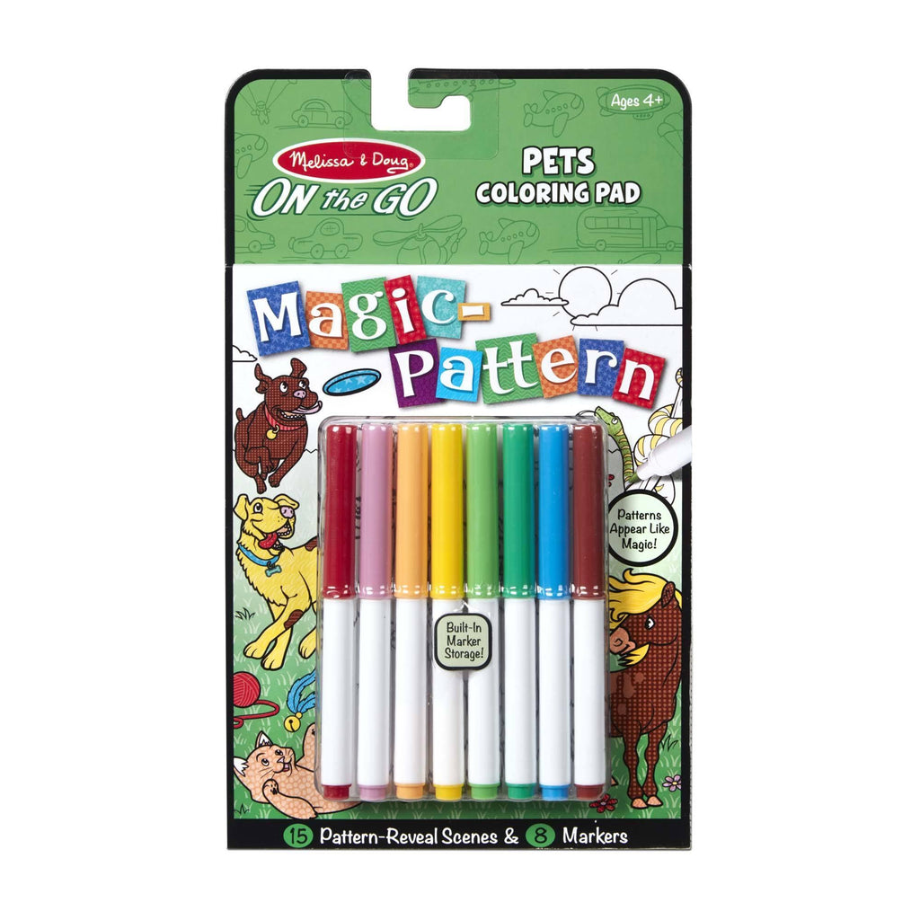 Melissa & Doug Magic Pattern Pets Colouring Pad - TOYBOX Toy Shop