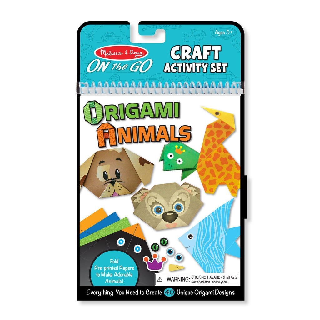 Melissa & Doug On-the-Go Crafts - Origami Animals - TOYBOX Toy Shop
