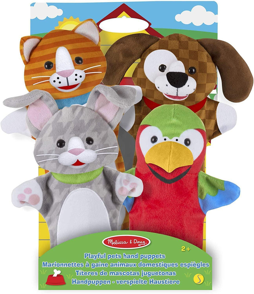 Melissa & Doug Playful Pets Hand Puppets - TOYBOX Toy Shop