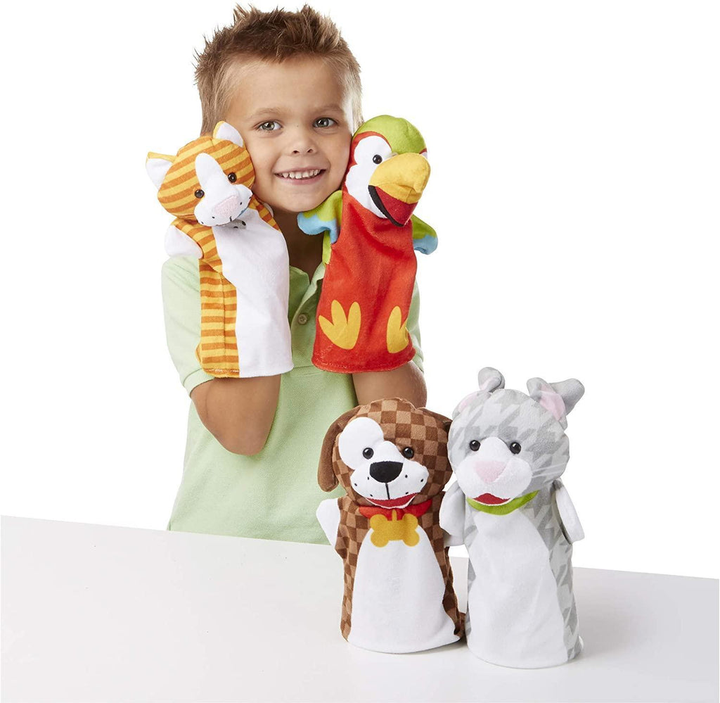 Melissa & Doug Playful Pets Hand Puppets - TOYBOX Toy Shop