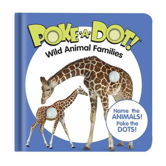 Melissa & Doug Poke-a-Dot - Wild Animal Families Book - TOYBOX Toy Shop