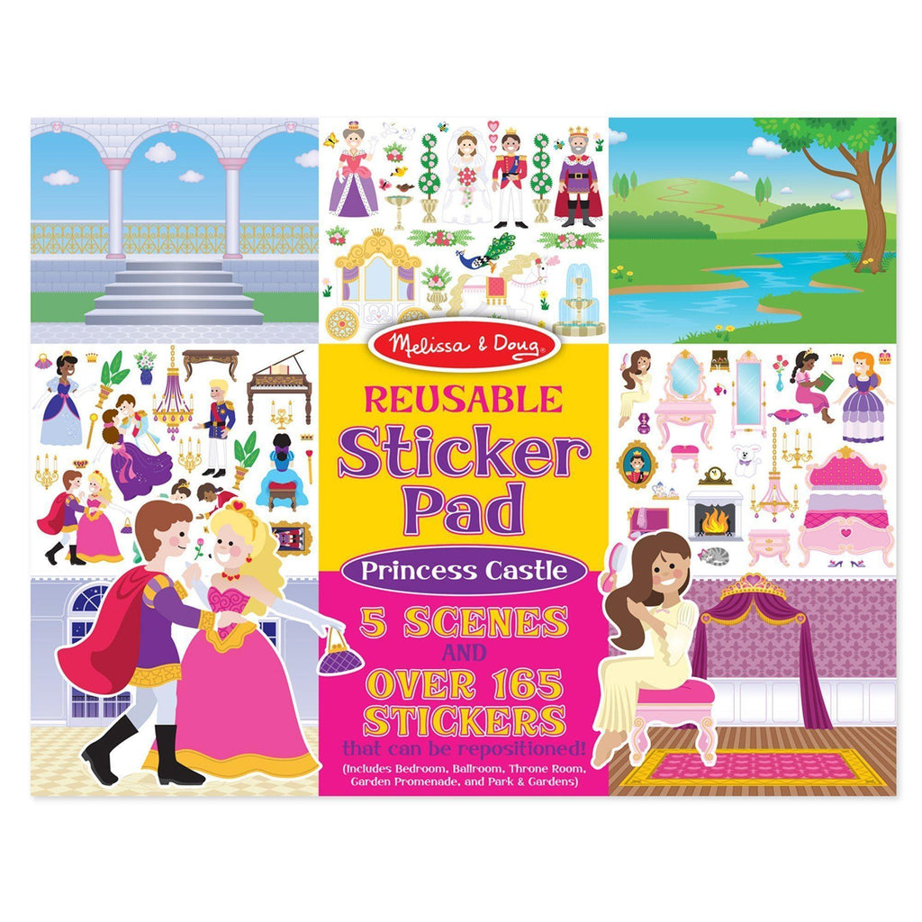 Melissa & Doug Princess Castle Reusable Stickers - TOYBOX Toy Shop