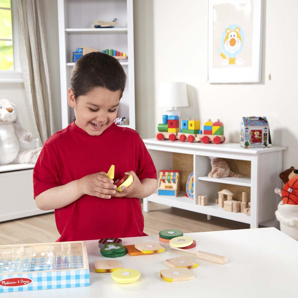 Melissa & Doug Sandwich Making Set - Wooden Play Food - TOYBOX Toy Shop