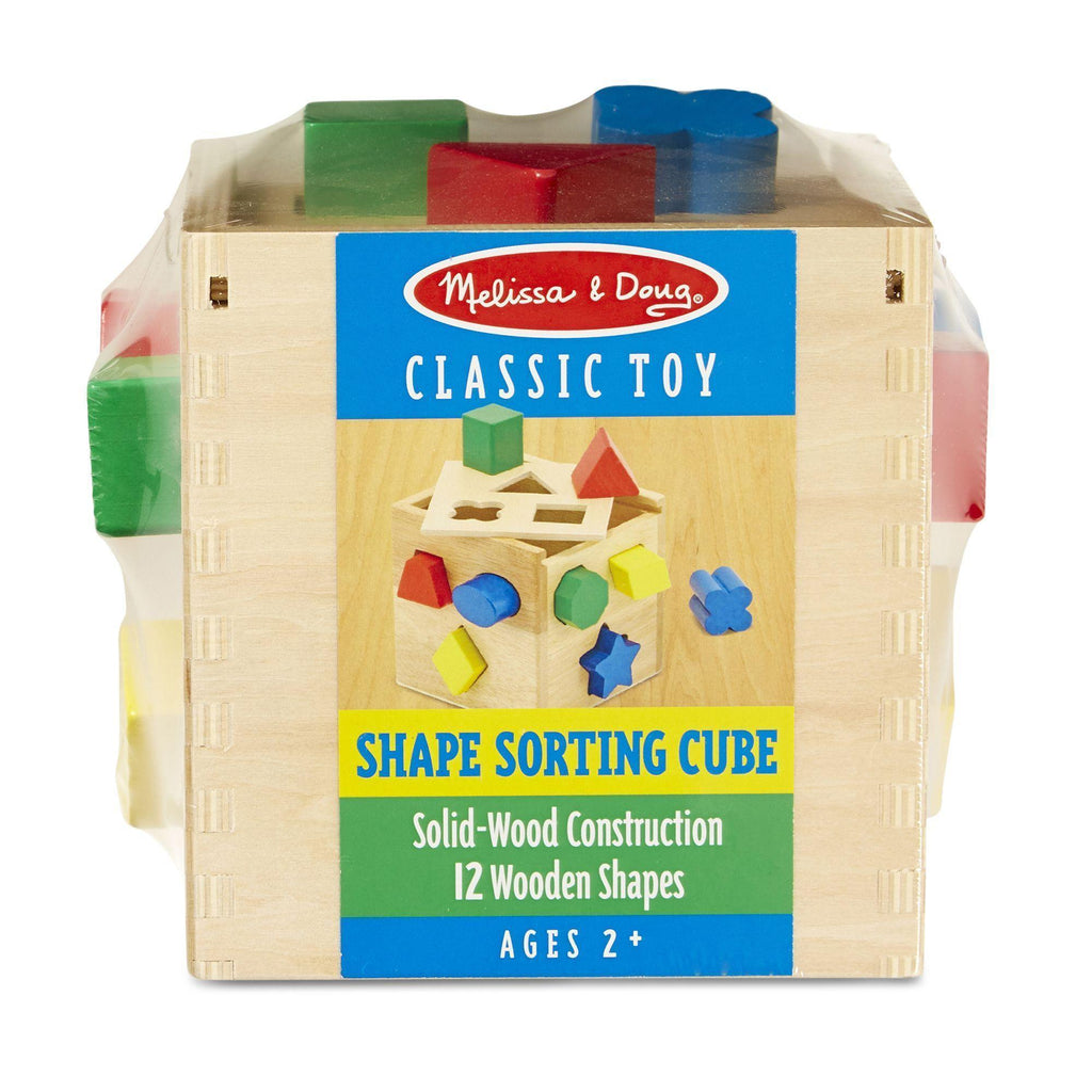 Melissa & Doug Shape Sorting Cube Classic Toy - TOYBOX Toy Shop