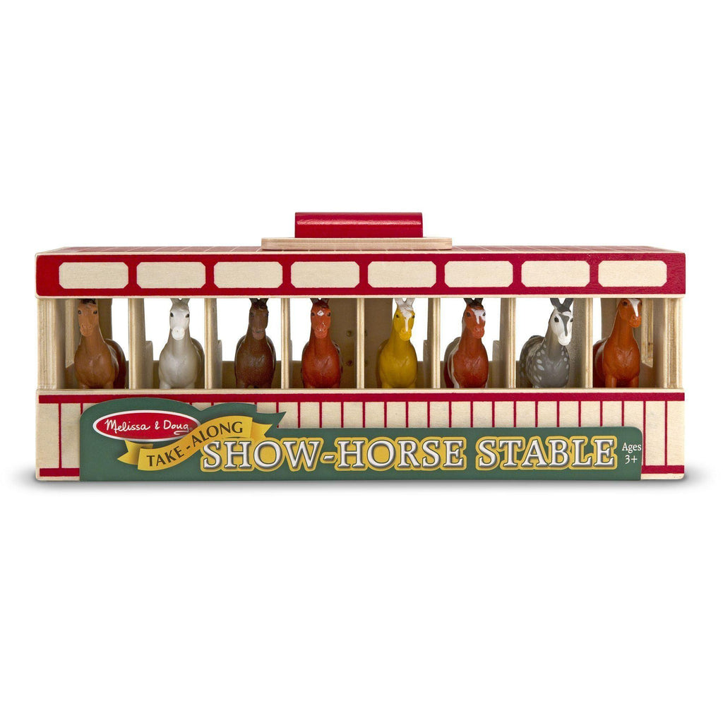 Melissa & Doug Take-Along Show-Horse Stable Play Set - TOYBOX