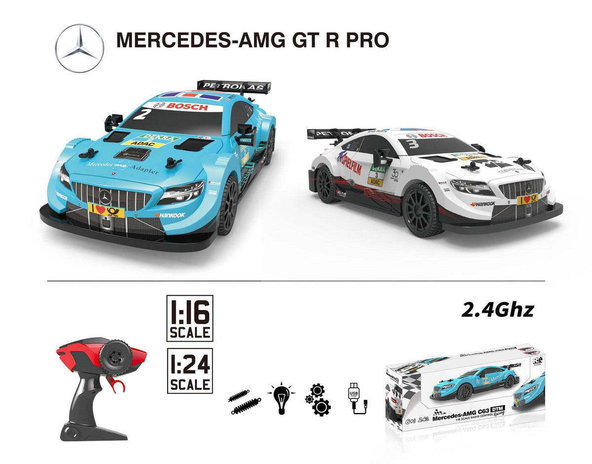 Mercedes AMG C63 Remote Control Racing Car 1:16 Scale – TOYBOX