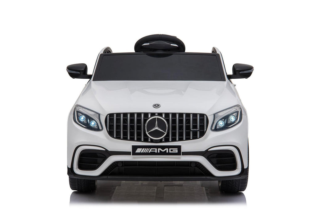 Mercedes-AMG GLC 63 S COUPE 12V Battery Ride-on Car - White - TOYBOX Toy Shop