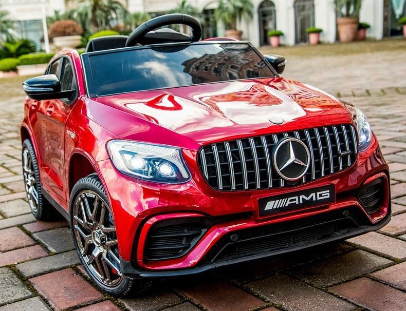 Mercedes-AMG GLC 63 S COUPE Battery Ride-on Car with Remote Control - Red - TOYBOX