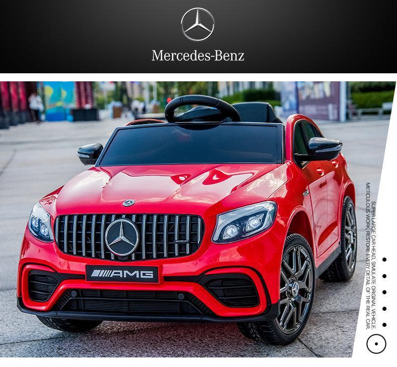 Mercedes-AMG GLC 63 S COUPE Battery Ride-on Car with Remote Control - Red - TOYBOX Toy Shop