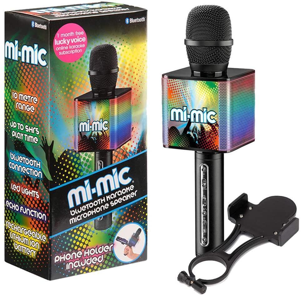 Mi-Mic Kids Karaoke Microphone with Phone Holder and Voice Changer - TOYBOX Toy Shop