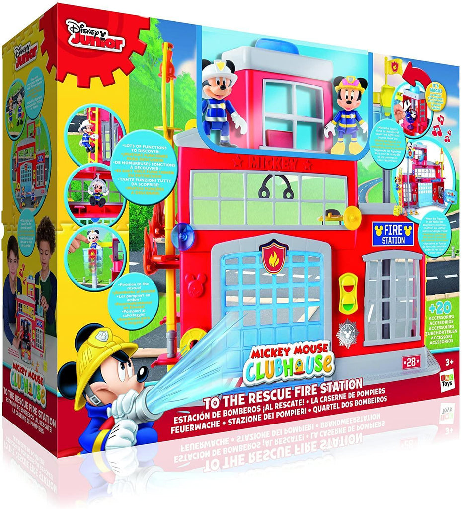 Mickey Mouse Club House Mickey Mouse to the Rescue Fire Station - TOYBOX Toy Shop