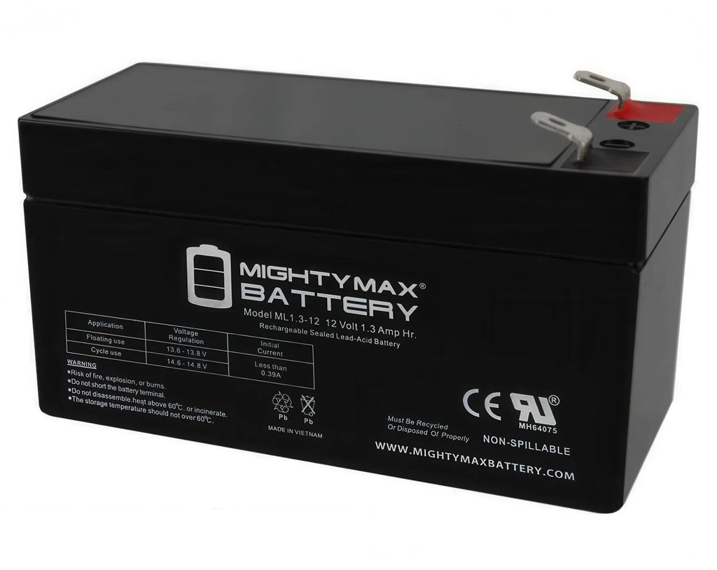 MIGHTY MAX 12V 1.3 AH Battery - TOYBOX Toy Shop