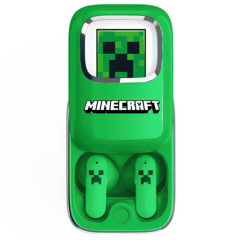 MINECRAFT Slide Case Light Up Earpods - TWS Bluetooth Headphones - TOYBOX Toy Shop