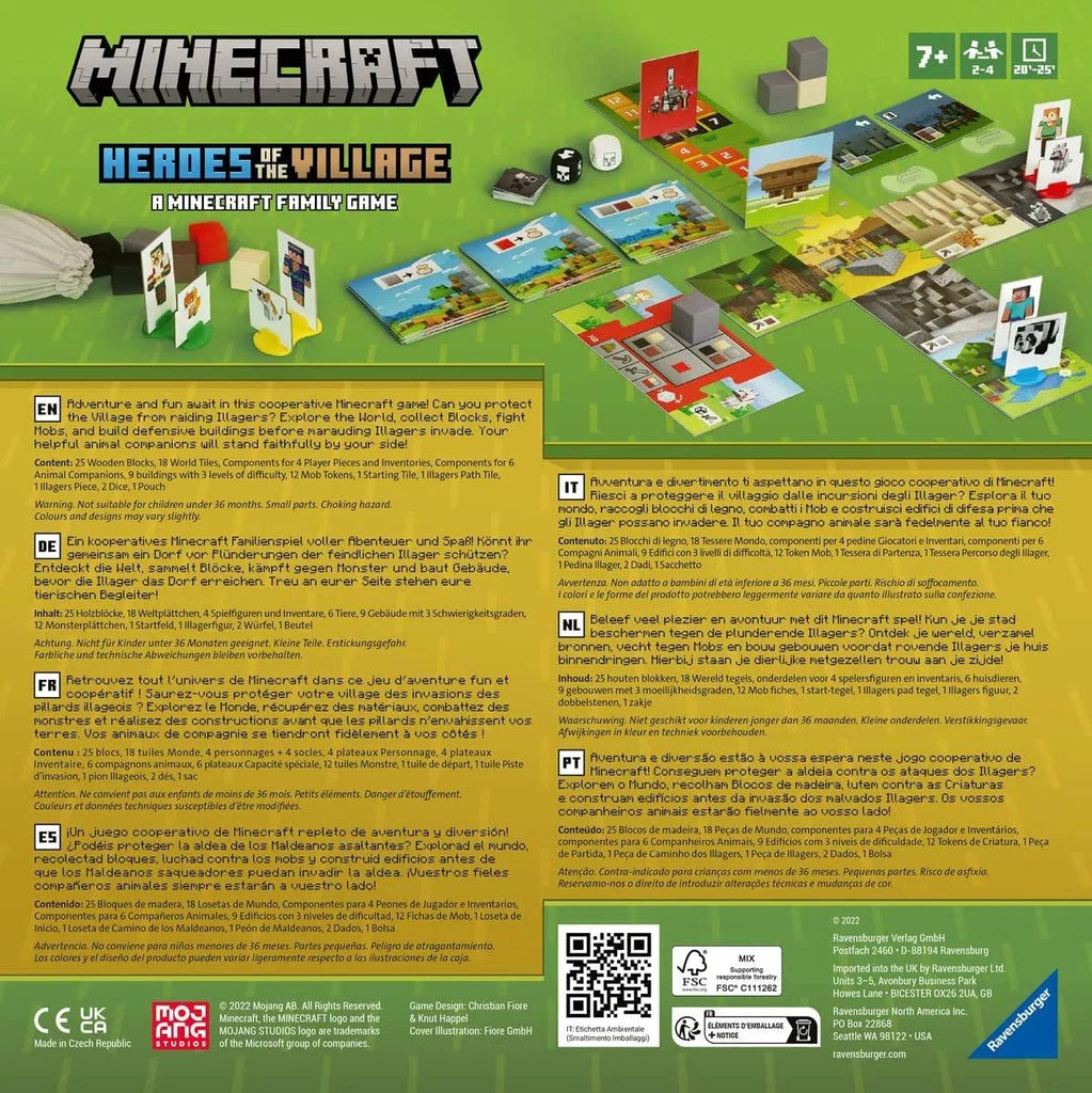 Minecraft Junior - Heroes of the Village Board Game - TOYBOX Toy Shop