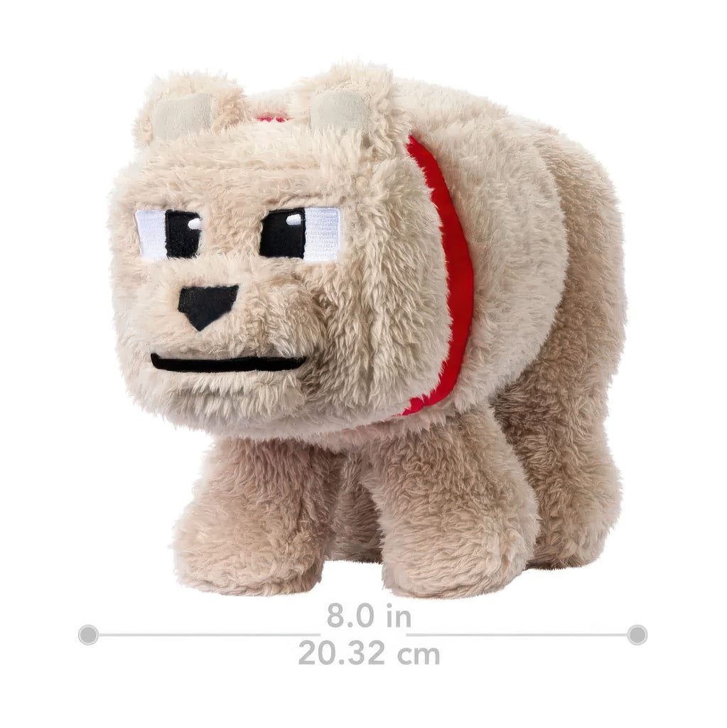 Minecraft Movie Plush Figure Dennis The Wolf 20cm