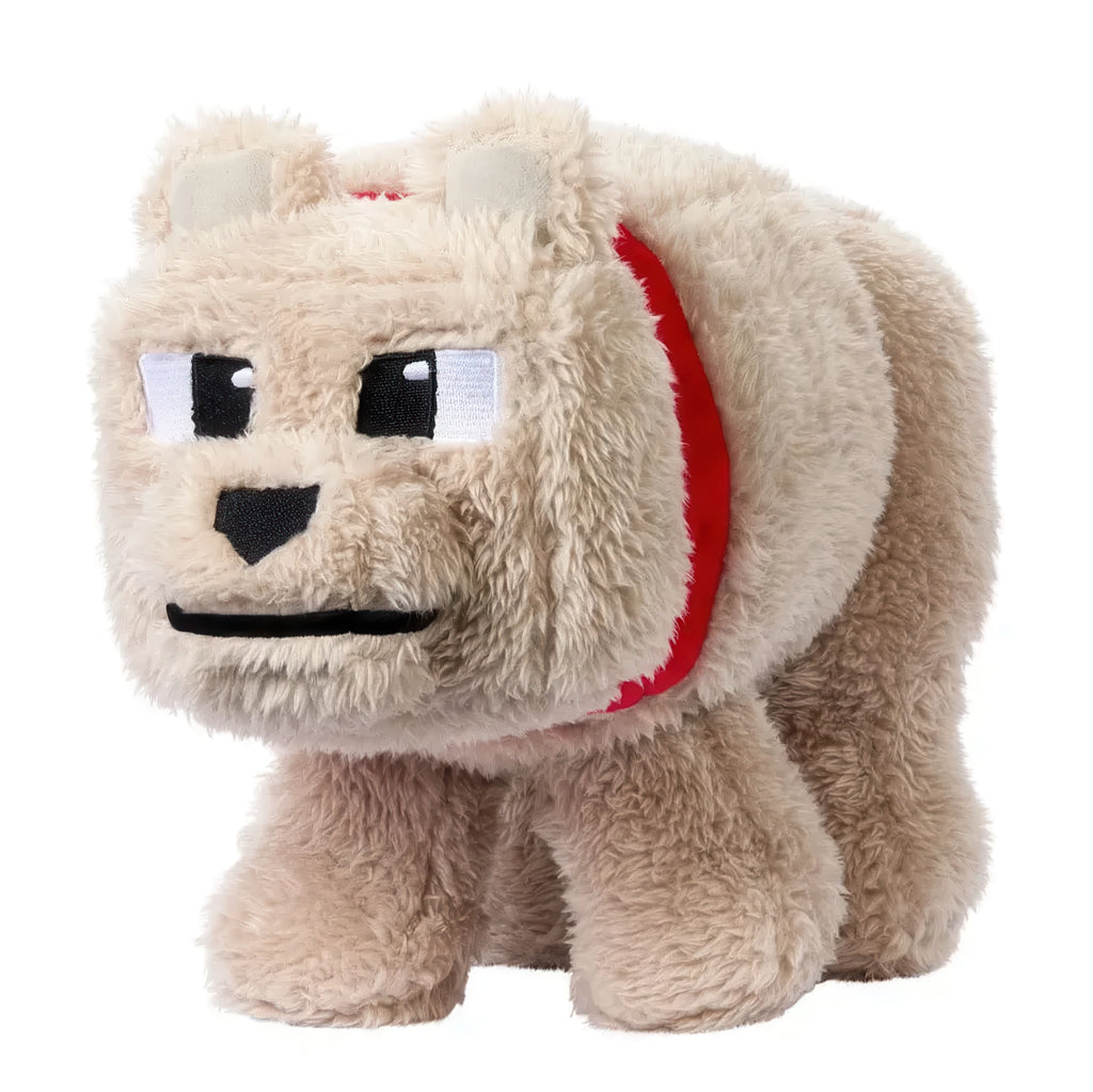 Minecraft Movie Plush Figure Dennis The Wolf 20cm