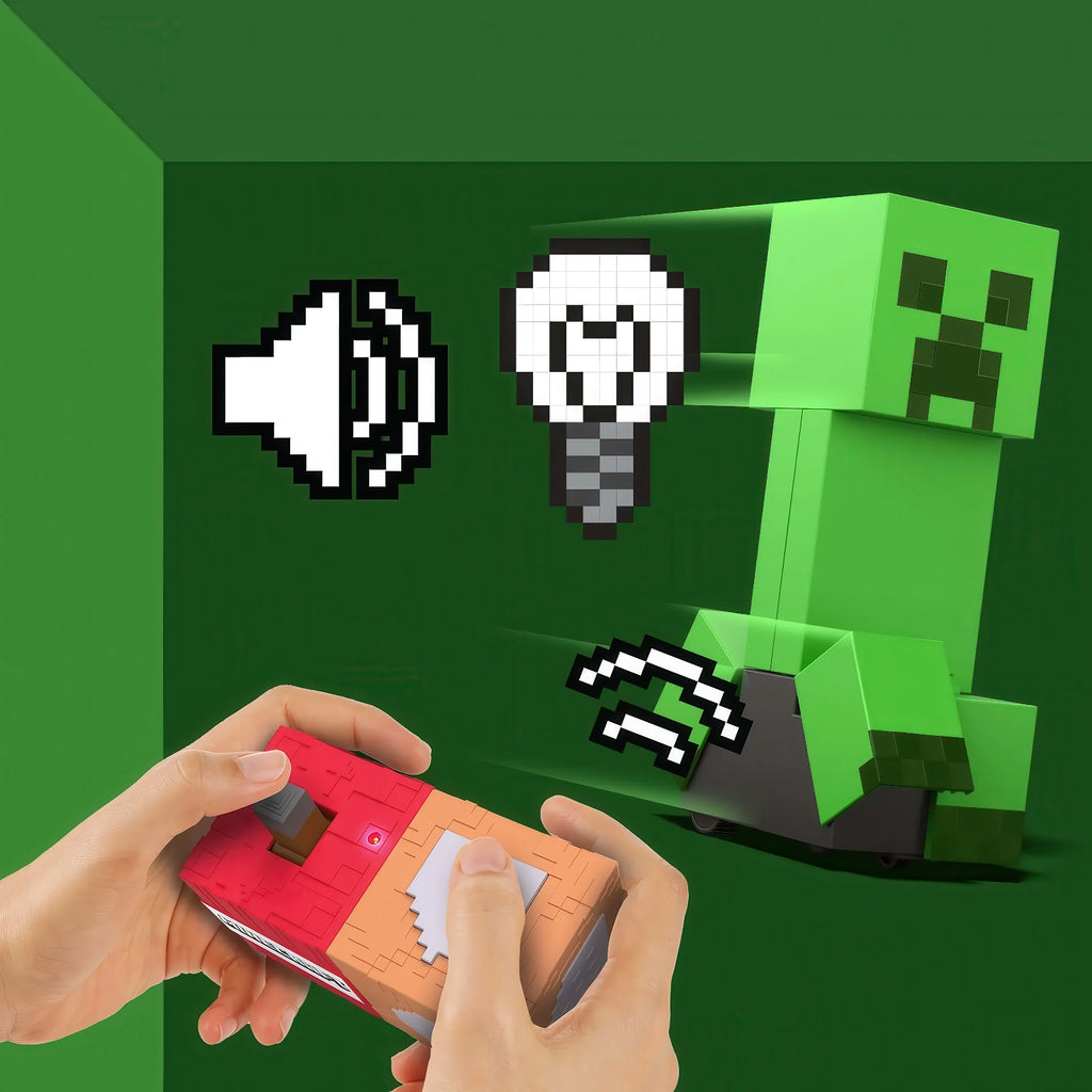 Exploding Remote Control Creepers! Minecraft Minecraft RC Exploding Light and Sounds Creeper | Buy Online at ♥️ TOYBOX