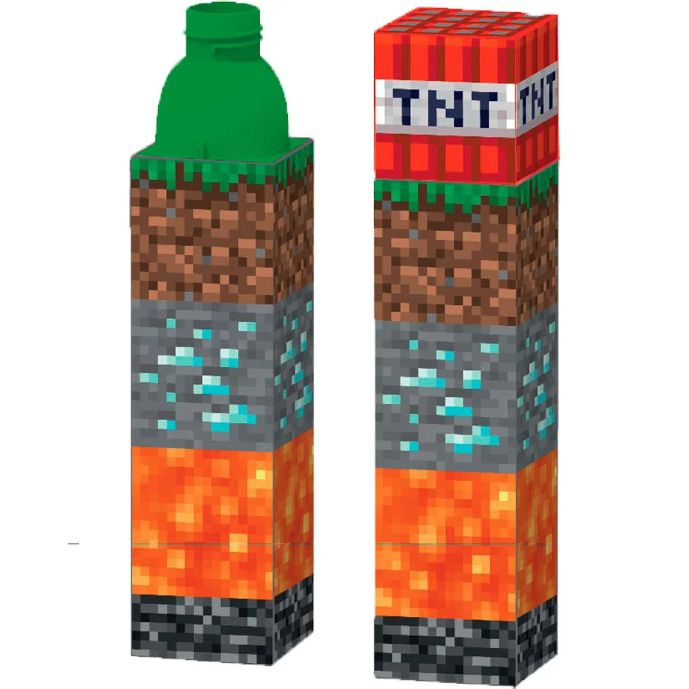 Minecraft TNT Bottle 650ml - TOYBOX Toy Shop