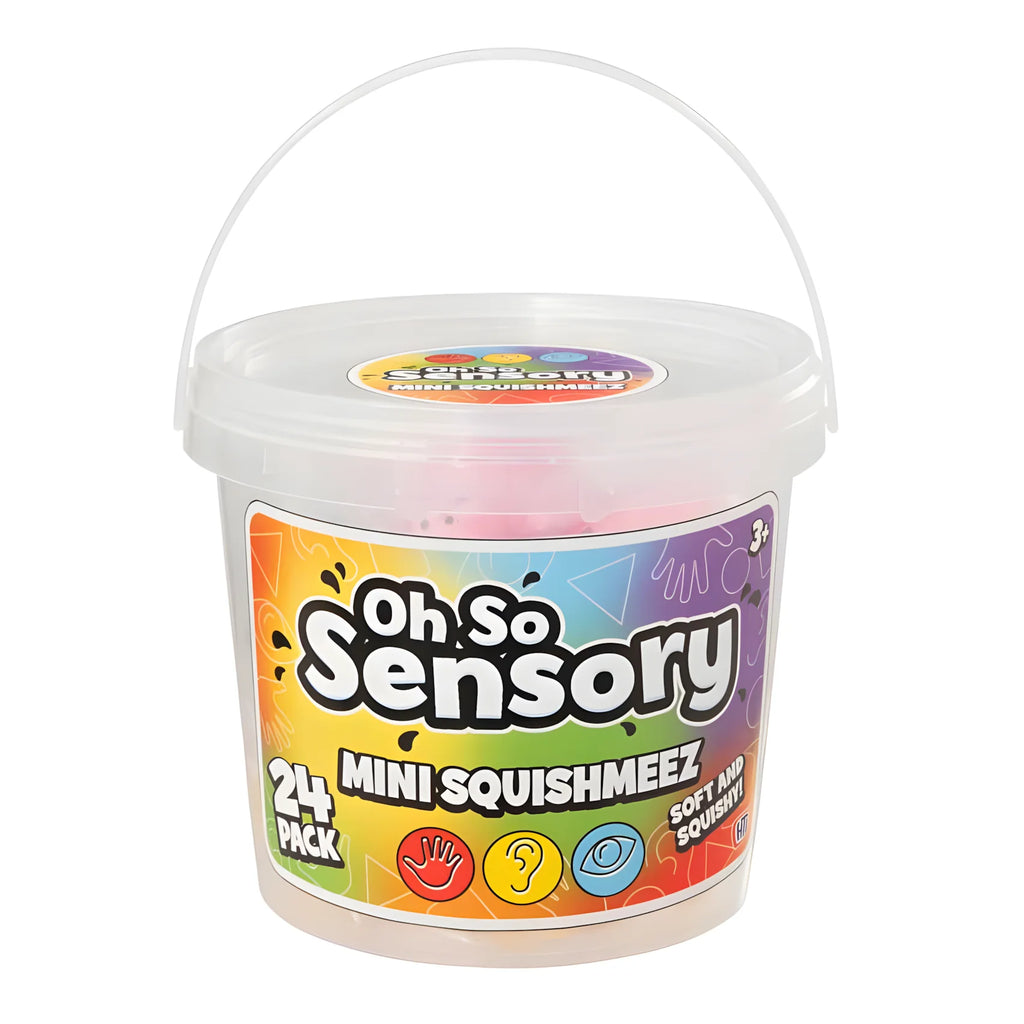 Mini Squishmeez ‘Oh So Sensory’ 24-Pack Tub - TOYBOX Toy Shop