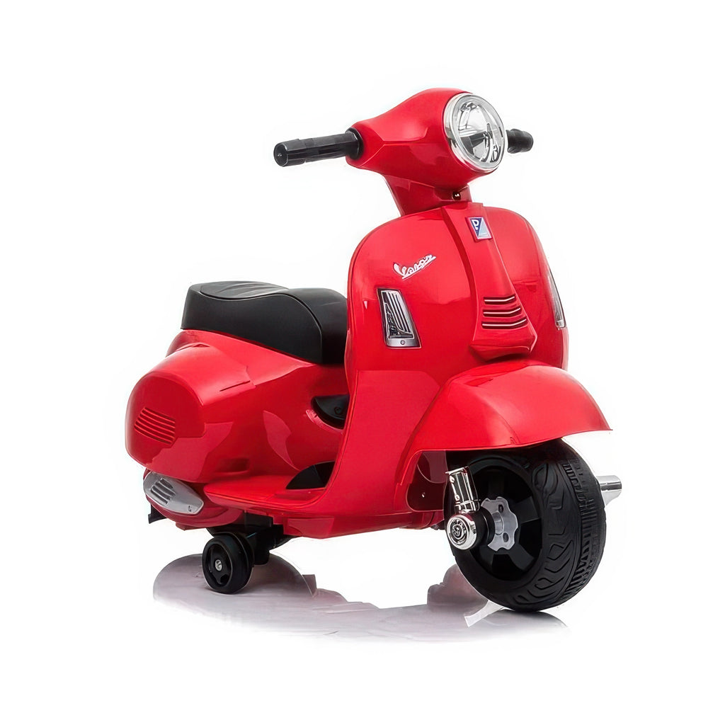 Mini Vespa Kids Electric 6v Battery Powered Motorbike Ride-on - Red