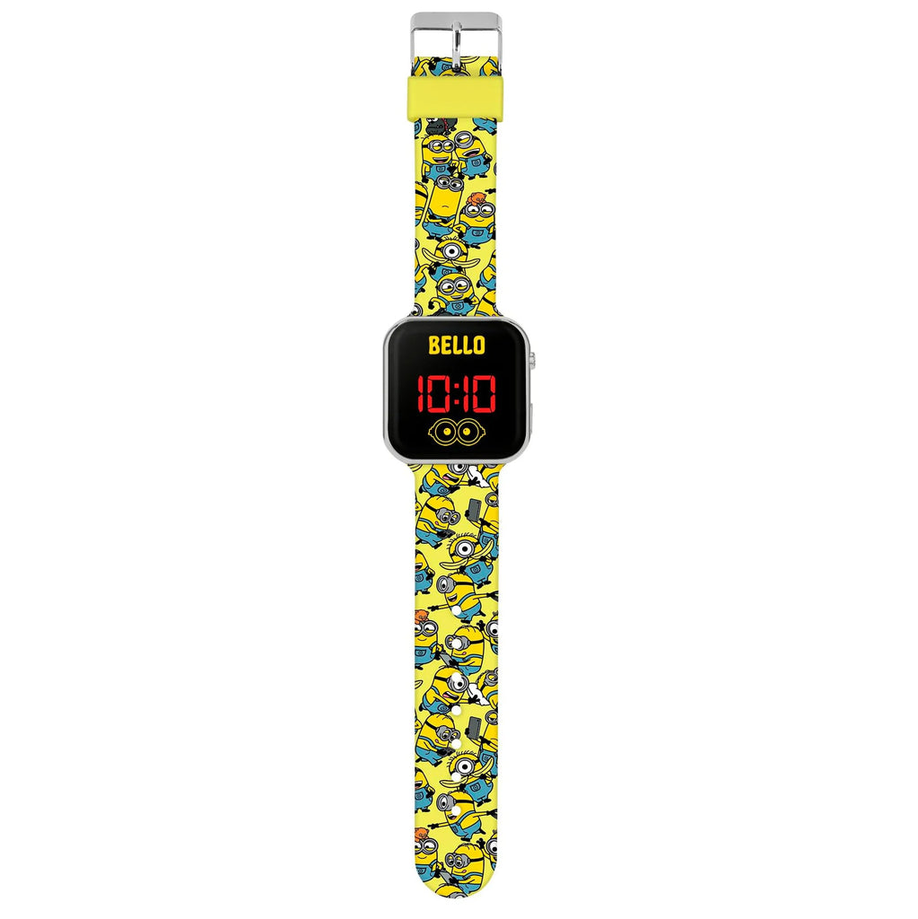 Minions Kids Yellow Strap LED Digital Watch - TOYBOX Toy Shop