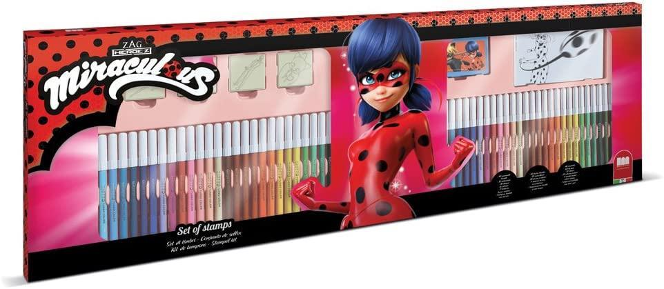 Miraculous 60 Markers Art Playset - TOYBOX Toy Shop