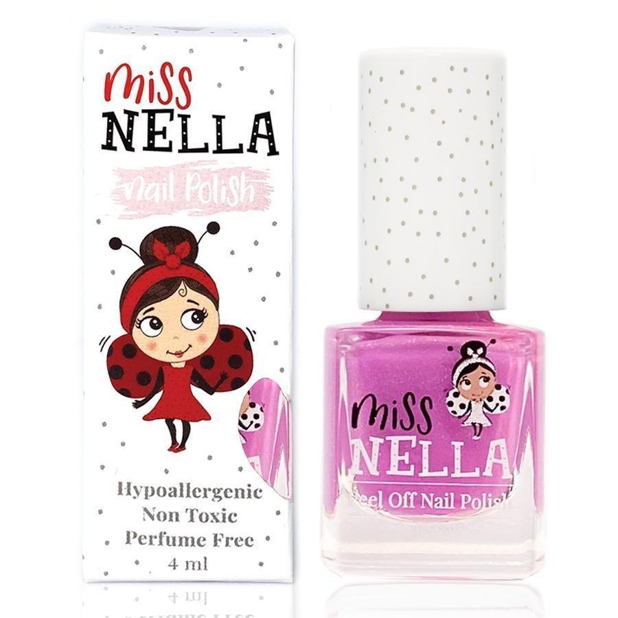 Miss Nella Blueberry Smoothie 4ml Peel off Kids Nail Polish - TOYBOX