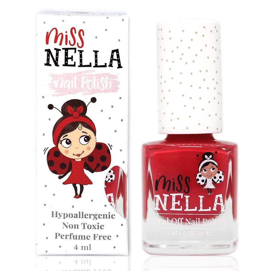 Miss Nella Cherry Macaroon 4ml Peel off Kids Nail Polish - TOYBOX