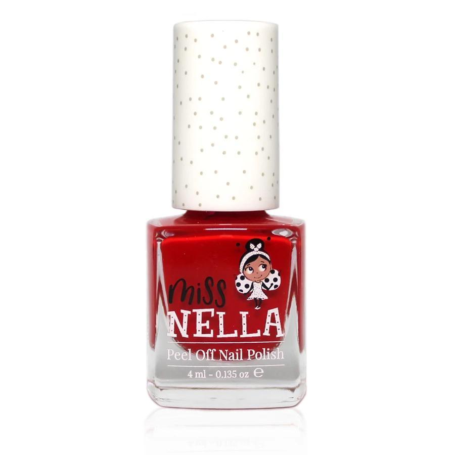 Miss Nella MN07 Strawberry 'n' Cream 4ml Peel off Kids Nail Polish - TOYBOX