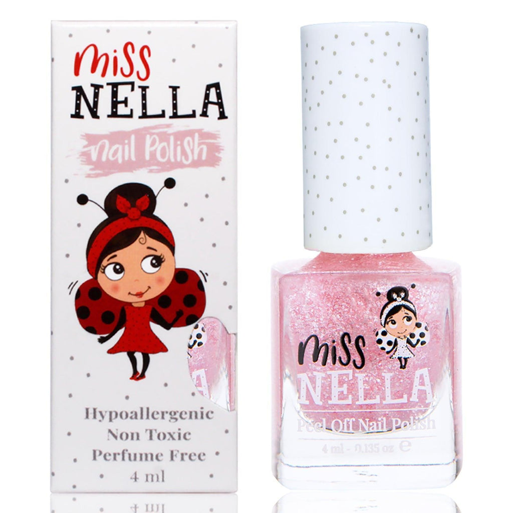 Miss Nella MN45 Itsy Glitzy Hippo 4ml Peel off Kids Nail Polish - TOYBOX Toy Shop