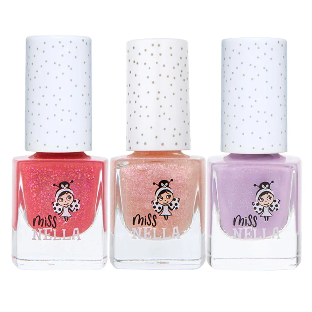 Miss Nella Nail Polish 3 Pack - Assorted Colours - TOYBOX Toy Shop