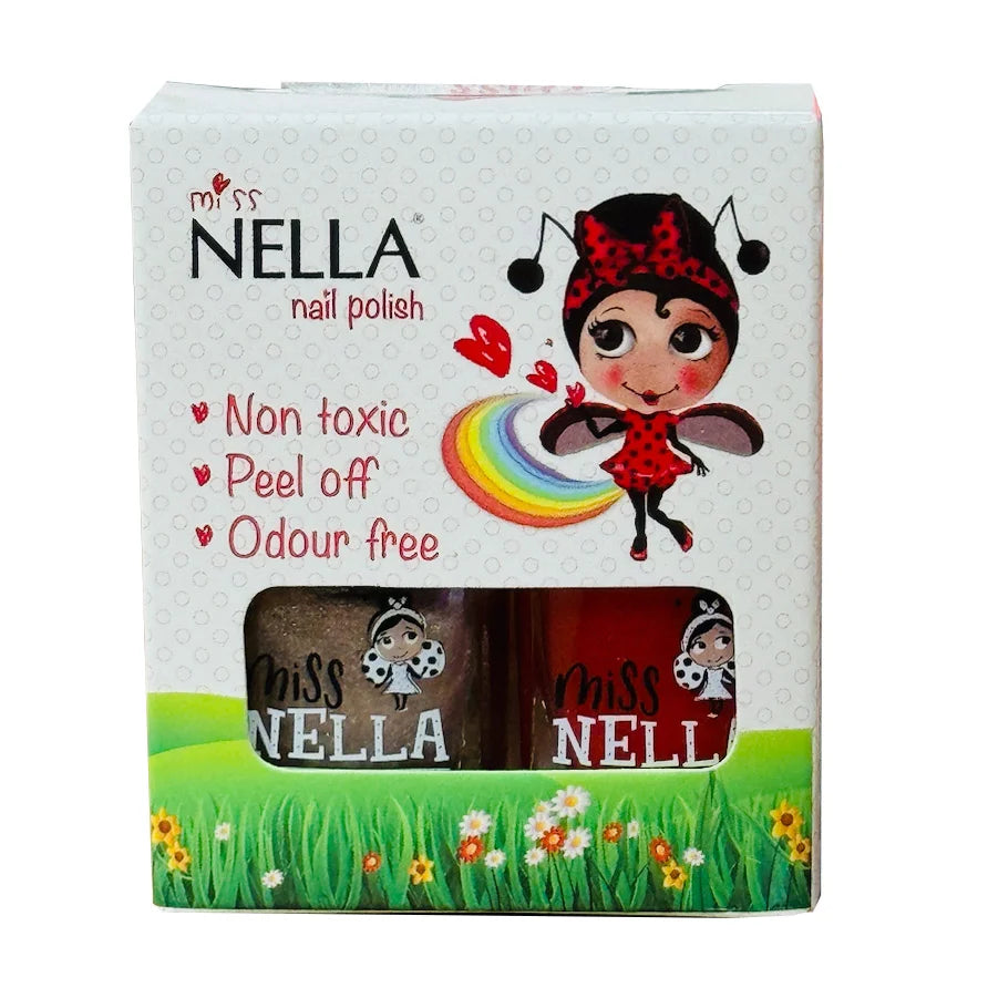 Miss Nella Nail Polish Twin Pack - Assorted Colours - TOYBOX Toy Shop