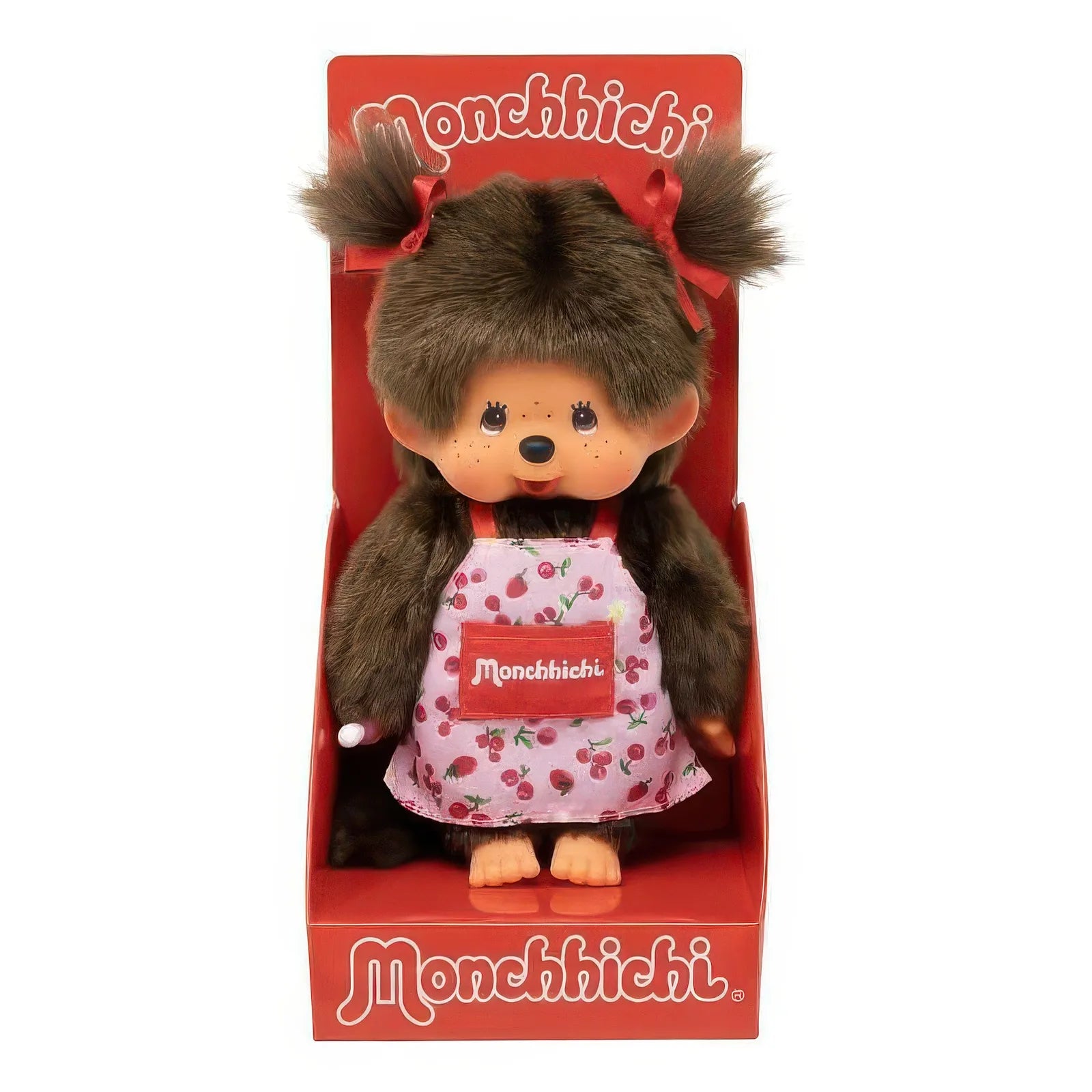 Monchhichi Plush with Flower Apron – TOYBOX - Main Image