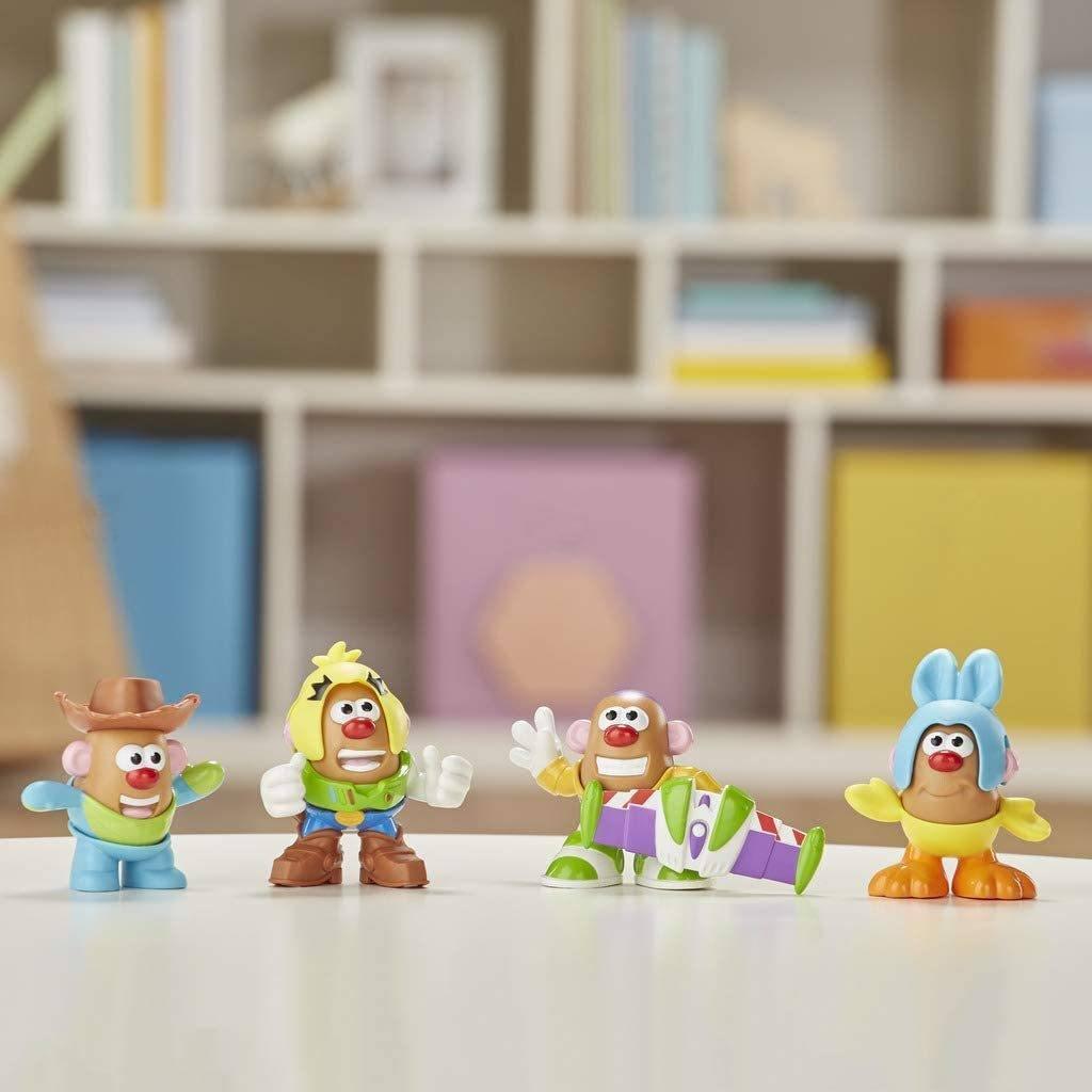 Mr. POTATO HEAD Disney/Pixar Toy Story Mini 4 Pack Buzz, Woody, Ducky, Bunny Figures - TOYBOX