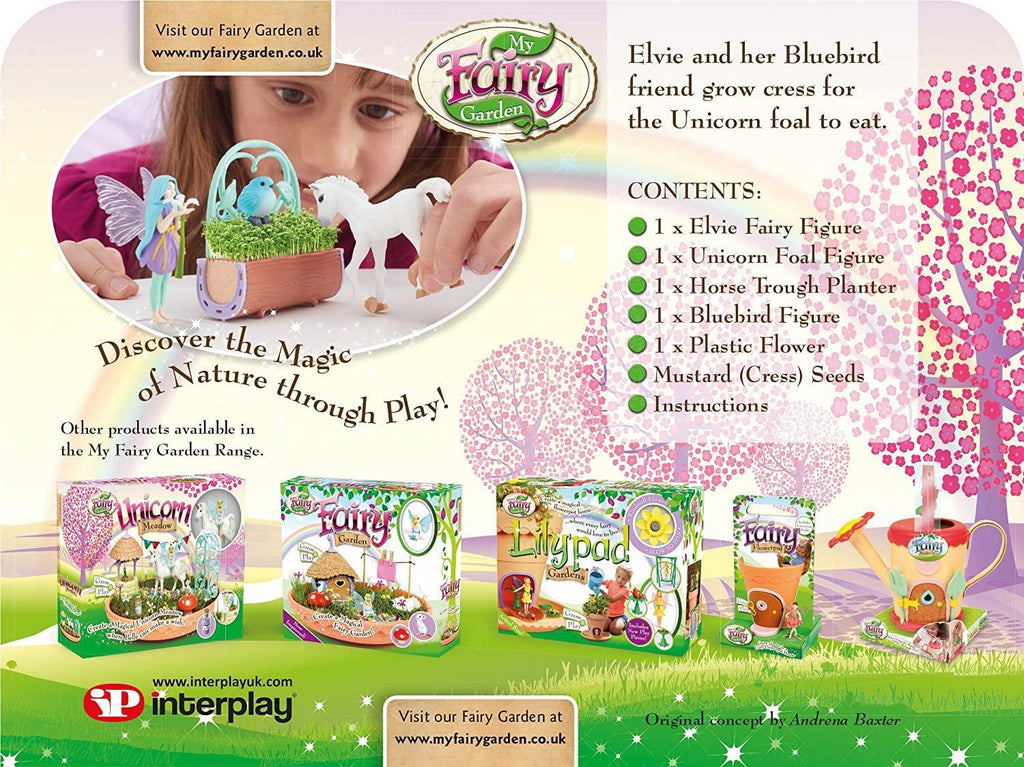 My Fairy Garden FG303 Unicorn & Friends Elvie Playset - TOYBOX Toy Shop