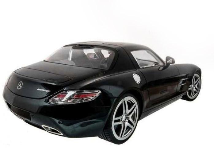 MZ Mercedes Benz SLS AMG Remote Controlled RC Car - Black - TOYBOX Toy Shop
