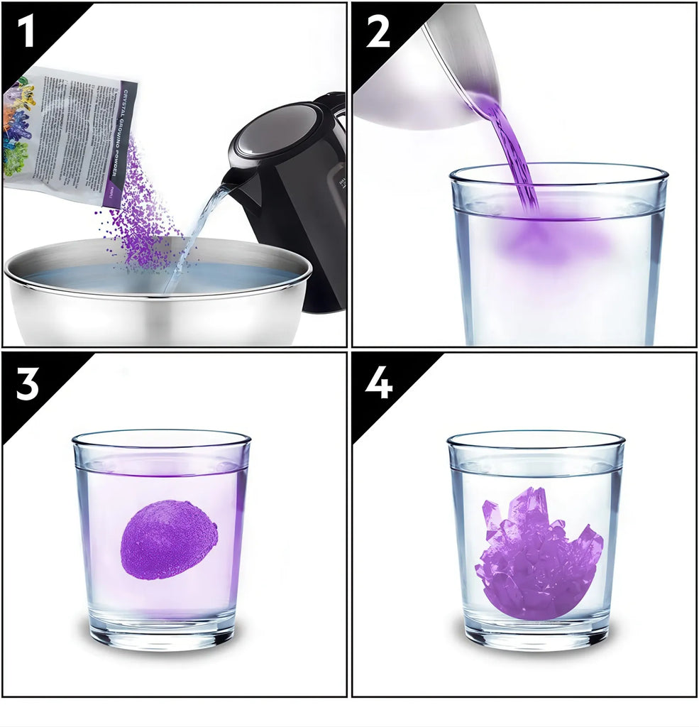 National Geographic Glow In The Dark Crystal Lab Kit - Amethyst