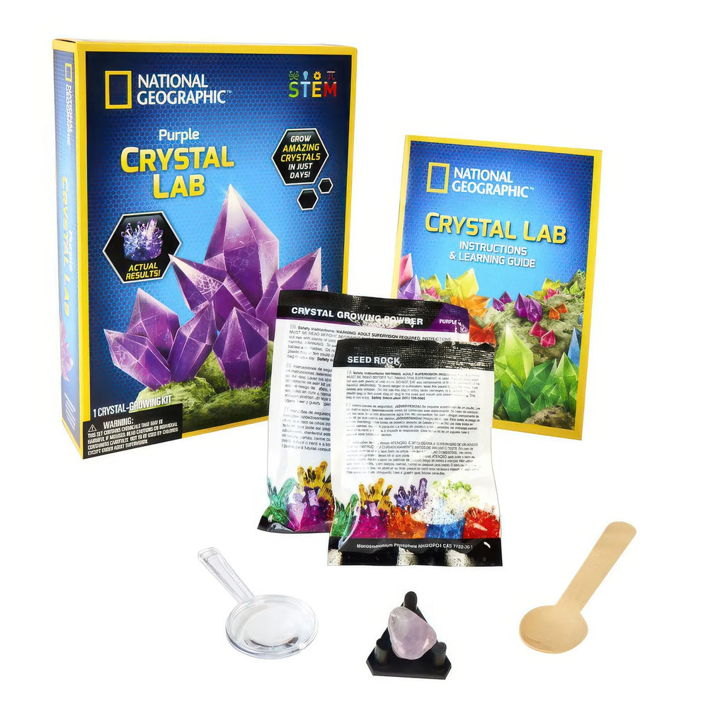 National Geographic Glow In The Dark Crystal Lab Kit - Amethyst